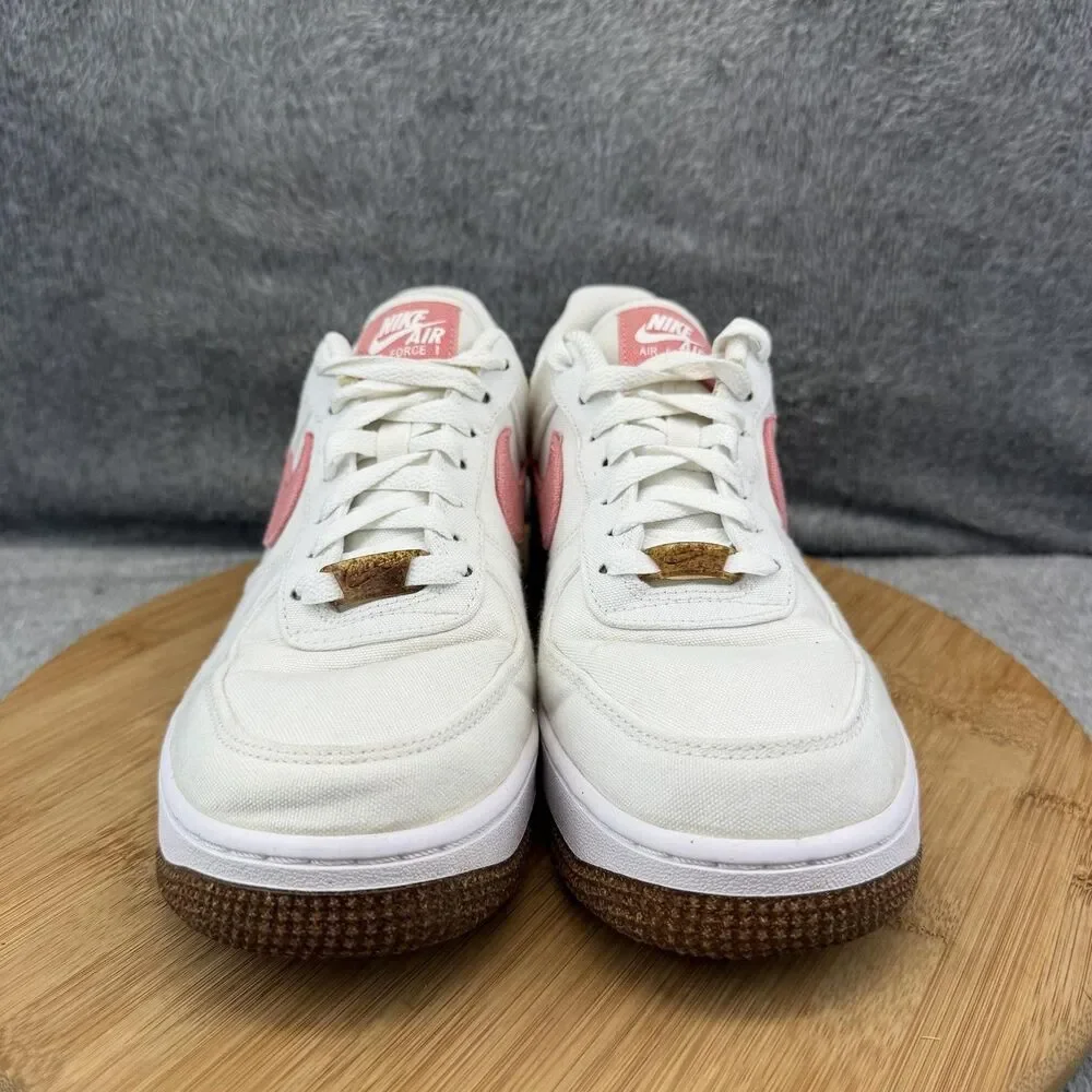 Nike Air Force 1 SE Catechu Shoes Womens Size 7.5 White Pink Sneakers CZ0269-101
